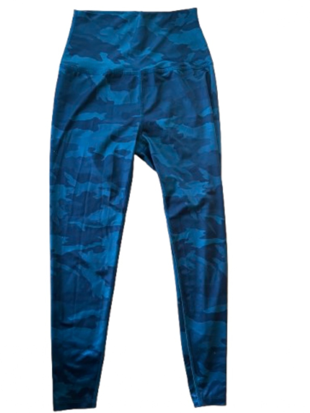 Beyond Yoga Camo High Waisted Leggings Blue Green Size S